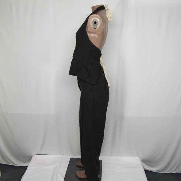 NEW FREE PEOPLE Women's Take Me To Paris 2-Piece Pant Set Black Size XS - Picture 4 of 6